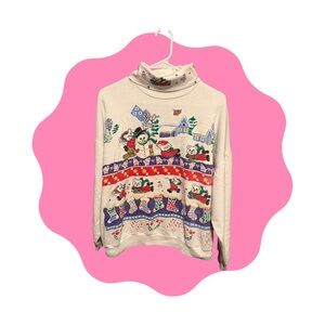 Festive Snowman Women's Sweater
